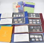A large mint stamps collection of Jersey, Guernsey and Isle of Man in presentation packs, year