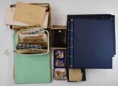 A mint and used amateur GB and world stamp collection in five albums, stockbooks and loose, all