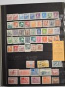 A mint and used collection of stamps in stockbook to include Belgium, Belgian Congo and China (one