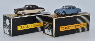 Two Gems & Cobwebs 1:43 scale diecast model cars Jaguar 420G 1969 GC20 and Jaguar S Type 1963-1970