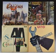 Approximately 100 albums including Deep Purple, Whitesnake, Jimi Hendrix, Phil Collins, Bob Dylan,