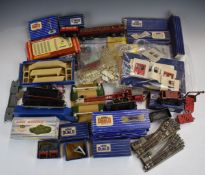 A collection of mainly Hornby Dublo 00 gauge model railway, wagons, buildings, accessories and