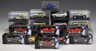 Twenty Hongwell, Oxford Diecasts and similar diecast model cars, all in original boxes.