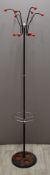 Retro sputnik style stick or coat stand, H175cm