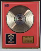 Guns N' Roses - Appetite For Destruction, framed gold disc