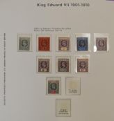 GB Commonwealth collection of stamps in four albums, Pacific Ocean, including Fiji, Tonga, Solomon