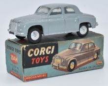 Corgi Toys diecast model Rover 90 Saloon with grey body and dark interior, 204M, in original box.