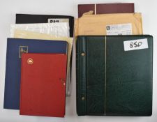 A mint and used GB stamp collection in five albums/stockbooks from 1840 QV to QEII.