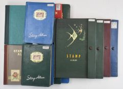 GB and world stamps collection in sixteen stockbooks. Ranges include China, Hong Kong, Thailand, USA