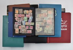 A collection of GB and world stamps in eleven albums and stockbooks, all reigns.