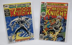 Marvel Spotlight on The Moon Knight issues 28 and 29, 1st and 2nd solo appearance of Moon Knight