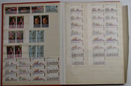 A collection of mint Jersey and Guernsey stamps in five stockbooks, from early issues and