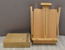 Artist's easel and paint box