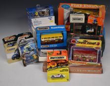 Seventeen Corgi, Lledo, Matchbox and similar diecast model vehicles including Matchbox Superkings