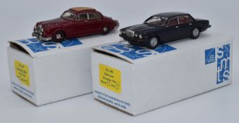 Two SMTS (Scale Model Technical Services) 1:43 scale diecast model vehicles Daimler Double Six