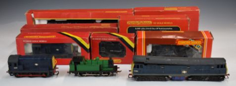 Ten Hornby 00 gauge model railway locomotives including tank locomotives, diesel-electric etc, all