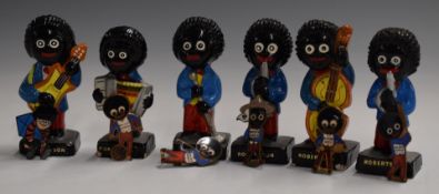 Robertsons Jam advertising band member musician figures and badges