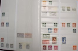 France: A mint or U/M stamps collection in a burgundy stock album from 1900 to 1960's, including