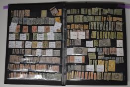 A mint and used stamps accumulation from the Netherlands in a stockbook. A large quantity from early