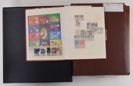 An accumulation of world stamps in stockbooks and folders with much duplication, includes France, US
