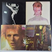 David Bowie - 6 albums including Space Oddity (LSP 4813) with inner and poster, The Man Who Sold The