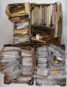 An accumulation of GB and world stamps in bags and envelopes, including mint GB decimal postage