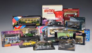 Twenty-four Corgi, Matchbox, Lledo Vanguards, Solido, Vitesse, HotWheels, Best Model and similar