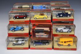 Forty-six Matchbox Models of Yesteryear diecast model vehicles including Y-33 1930 Mack AC, Y-11