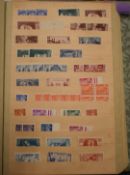 Utile spring back stamp album containing a mint and used collection of stamps from France and the