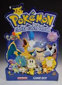 Original Nintendo Gameboy Pokemon advertising standee 1999, 89 x 60cm.
