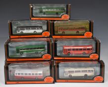 Twenty-three Exclusive First Editions (EFE) diecast model buses and coaches, all in original display