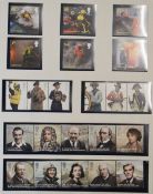 Three albums of GB mint commemorative stamps and miniature sheets 1991-2011, high face value