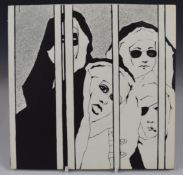 Johnny & The Self Abusers - Saints & Sinners (NS 22). Record and cover appear EX