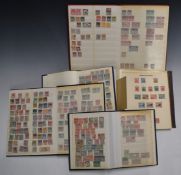 Five stockbooks of Commonwealth stamps Victoria to George VI, with many early issues and an album of