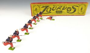 Britains Types of the French Army Zouaves lead model soldiers, 142, in original box.