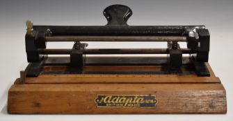 Vintage 'Adapta No 4' variable hole punch