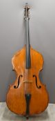 English double bass, London c1820 of the Thomas Dodd School, thought to be by John F Lott or B S