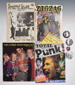 Sniffin' Glue number 11 plus Zig Zag 90, Total Punk, Sunday Times Magazine 17-7-77 and four punk