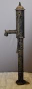 Cast iron well or garden pump, H162cm