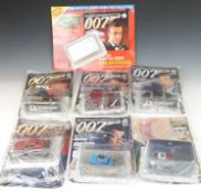 A set of 60 The James Bond Collection 1:43 scale diecast model James Bond vehicles, all in