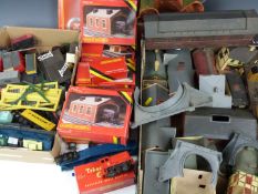 A collection of Hornby, Hornby Dublo and similar model railway buildings and accessories, some in