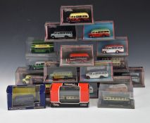 Twenty-two Corgi Original Omnibus Company (OOC) 1:76 scale diecast model buses and coaches, all in