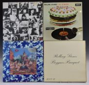The Rolling Stones - 4 albums including Their Satanic Majesties Request (TXL103) record, cover and