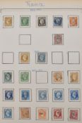 France Part 2: An old time used stamp collection on old Yvert & Tellier album pages from 1849 to