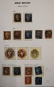 Stanley Gibbons hingeless stamps album containing a mint and used GB collection fom 1840 QV to