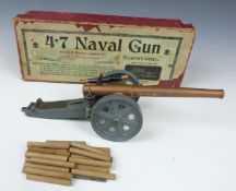 Britains 4.7 Naval Gun (Mounted for Field Operations), in original box.