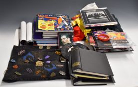 Queen - A collection of memorabilia including T-shirts, badges, books, tour programmes (including