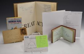1960s autograph book to include George Harrison and Ringo Starr of the Beatles, obtained by the