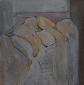 Adrian Heath (British, 1920-1992) mixed media study of a nude, with certificate of authenticity,