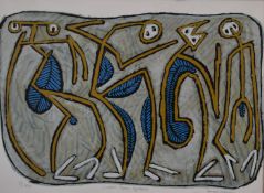 Timo Lehtonen signed limited edition artist's proof (7/10) print London's Pigeon Population, dated